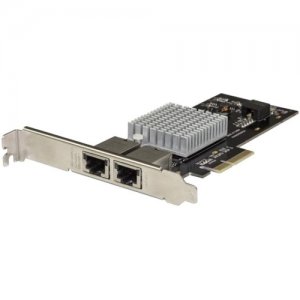 StarTech.com 2-Port PCIe 10GBase-T / NBASE-T Ethernet Network Card - with Intel X550 Chip ST10GPEXNDPI