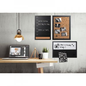 MasterVision Black and White Message Board Set, Assorted Sizes and Colors, 3/Set BVCSOR033 SOR033