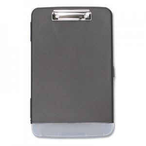 Universal Storage Clipboard w/Pen Compartment, 1/2" Capacity, 8 1/2 x 11, Black UNV40319