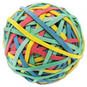 Universal Rubber Band Ball, 3" Diameter, Size 32, Assorted Colors, 260/Pack UNV00460