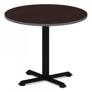 Alera Reversible Laminate Table Top, Round, 35 3/8w x 35 3/8d, Medium Cherry/Mahogany ALETTRD36CM