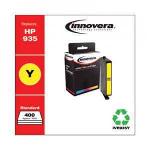 Innovera Remanufactured Yellow Ink, Replacement for HP 935 (C2P22AN), 400 Page-Yield IVR935Y