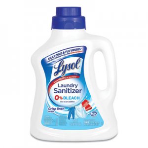 LYSOL Brand Laundry Sanitizer, Liquid, Crisp Linen, 90 oz, 4/Carton RAC95872 19200-95872