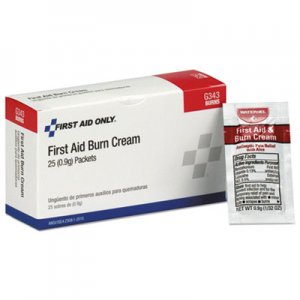 First Aid Only 24 Unit ANSI Class A+ Refill, Burn Cream, 25/Box FAOG343 G343