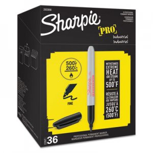 Sharpie Industrial Permanent Markers - Office Pack, Black SAN2003898 2003898
