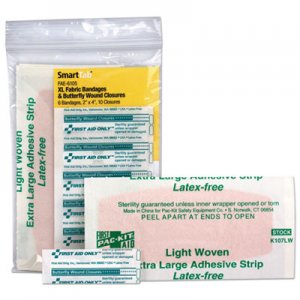 First Aid Only Refill for SmartCompliance General Business Cabinet, Bandages, 16/Kit FAOFAE6105 FAE-6105