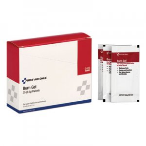 First Aid Only Burn Gel, 1/8 oz Packs, 25/Box FAOG469 G469