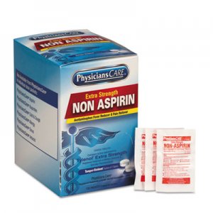 PhysiciansCare Pain Relievers/Medicines, XStrength Non-Aspirin Acetaminophen,2/Packet,125 Pk/Bx FAO40800 40800-001