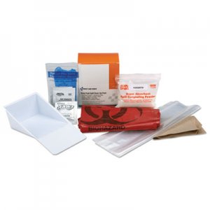 First Aid Only BBP Spill Cleanup Kit, 3.625" x 4.312" x 2.25" FAO21760 21-760