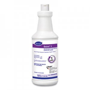 Diversey Oxivir 1 RTU Disinfectant Cleaner, 32 oz Spray Bottle, 12/Carton DVO100850916 100850916