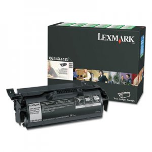 Lexmark X654X41G (X65X) Extra High-Yield Toner, 36000 Page-Yield, Black LEXX654X41G X654X41G