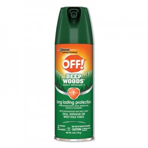 OFF! Deep Woods Insect Repellent, 6oz Aerosol, 12/Carton SJN611081 611081