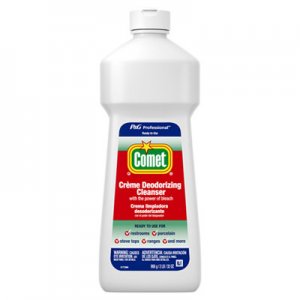 Comet Creme Deodorizing Cleanser, 32 oz Bottle, 10/Carton PGC73163 73163