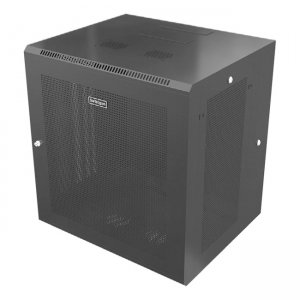 StarTech.com 12U Wall-Mount Server Rack Cabinet - Up to 17 in. Deep - Hinged Enclosure RK12WALHM