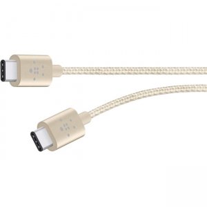 Belkin MIXIT↑ Metallic USB-C to USB-C Charge Cable F2CU041BT06-GLD