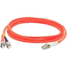 AddOn Fiber Optic Duplex Patch Network Cable ADD-ST-LC-1M6MMF-TAA