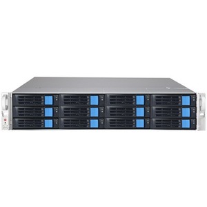 Sans Digital EliteNAS -2U 12 Bay 12G SAS/6G SATA Hardware RAID 6 NAS+iSCSI Server KT-EN212L12 EN212L12