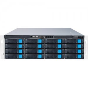 Sans Digital EliteNAS -3U 16 Bay 12G SAS/6G SATA Hardware RAID 6 NAS+iSCSI Server KT-EN316L12 EN316L12