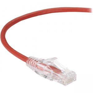 Black Box Slim-Net Cat.6a Patch UTP Network Cable C6APC28-RD-01