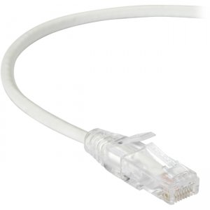 Black Box Slim-Net Cat.6a Patch UTP Network Cable C6APC28-WH-01