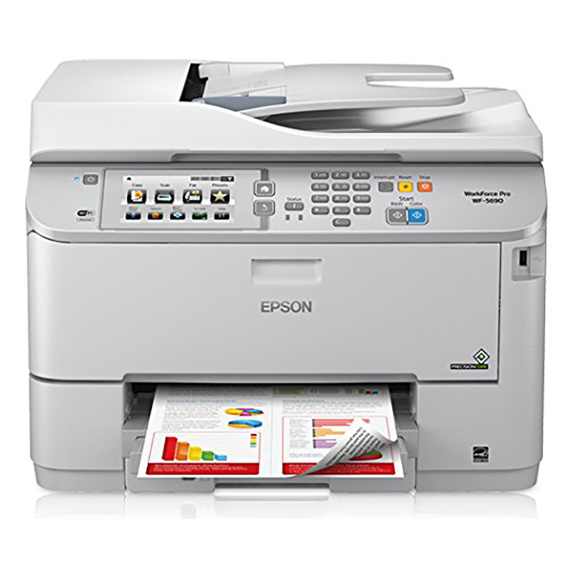 Epson WorkForce Pro WF-5690 Inkjet Multifunction Printer - Color - Plain Paper Print - Desktop C11CD14201 WF-5690 WF-5690