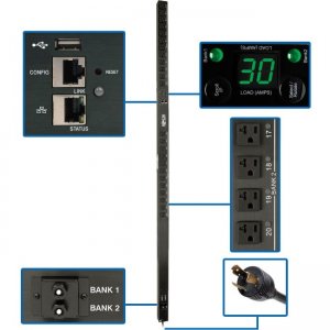 Tripp Lite 2.9kW Single-Phase Switched PDU PDUMV30NETLX