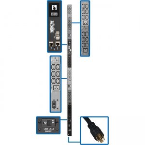 Tripp Lite 45-Outlet PDU PDU3EVN10L2130