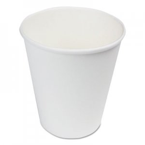 Boardwalk Paper Hot Cups, 8 oz, White, 20 Cups/Sleeve, 50 Sleeves/Carton BWKWHT8HCUP