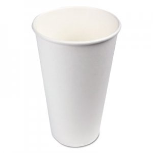 Boardwalk Paper Hot Cups, 20 oz, White, 12 Cups/Sleeve, 50 Sleeves/Carton BWKWHT20HCUP