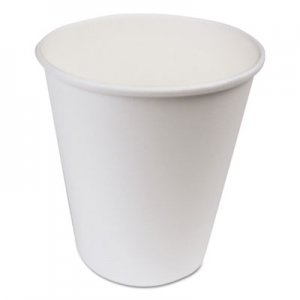 Boardwalk Paper Hot Cups, 10 oz, White, 20 Cups/Sleeve, 50 Sleeves/Carton BWKWHT10HCUP