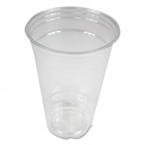 Boardwalk Clear Plastic Cold Cups, 20 oz, PET, 20 Cups/Sleeve, 50 Sleeves/Carton BWKPET20