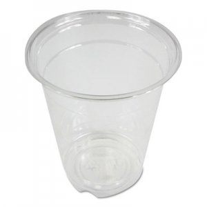 Boardwalk Clear Plastic Cold Cups, 12 oz, PET, 20 Cups/Sleeve, 50 Sleeves/Carton BWKPET12