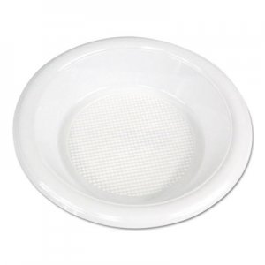 Boardwalk Hi-Impact Plastic Dinnerware, Bowl, 10-12 oz, White, 1000/Carton BWKBOWLHIPS12WH