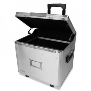 Vaultz Locking Mobile File Chest with Electronic Digital Lock, Letter/Legal Files, 14.5" x 16.25" x 14.25