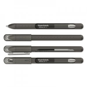 Paper Mate InkJoy Stick Gel Pen, Medium 0.7 mm, Black Ink/Barrel, Dozen PAP2022985 2022985