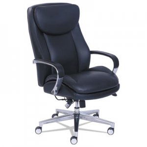 La-Z-Boy Commercial 2000 High-Back Executive Chair with Dynamic Lumbar Support, Supports up to 300 lbs., Black Seat