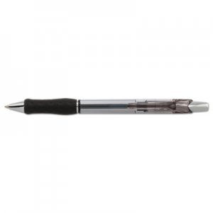Pentel R.S.V.P. Super RT Retractable Ballpoint Pen, 0.7mm, Black Ink/Barrel, Dozen PENBX477A BX477A