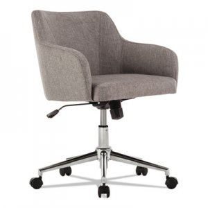 Alera Captain Series Mid-Back Chair, Gray Tweed ALECS4251