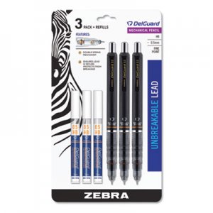 Zebra Mechanical Pencil, 0.5 mm, Black ZEB10613 10613