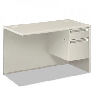 HON 38000 Series Return Pedestal, Box/File, 26.38wx50.38dx31.38h, Right,Silver/Lt GY HON38215RB9Q H38215R.B9.Q