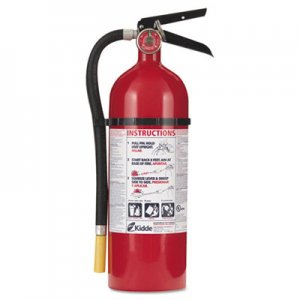 Kidde ProLine Pro 5 Multi-Purpose Dry Chemical Fire Extinguisher, 8.5lb, 3-A, 40-B:C KID46611201 466112-01