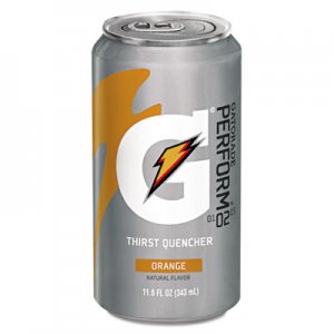 Gatorade Thirst Quencher Can, Orange, 11.6oz Can, 24/Carton GTD00902 00902