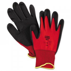 North Safety NorthFlex Red Foamed PVC Palm Coated Gloves, Medium, Dozen NSPNF118M NF11/8M