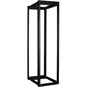 Claytek 42U 1100mm Adjustable Open Frame Server Rack with 2U Drawer WOR4211-DWR2U