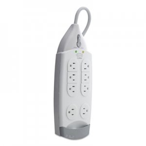Belkin SurgeMaster Home Series Surge Protector, 7 Outlets, 12 ft Cord, 1045 J, White BLKF9H71012 F9H710-12