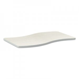 HON Build Ribbon Shape Table Top, 54w x 30d, Silver Mesh HONSW3054ENB9K HESW3054E.N.B9.K