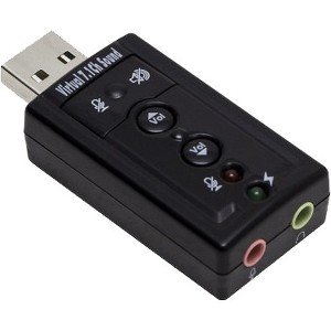 SYBA Multimedia USB 2.0 External Virtual 7.1 Surround Sound Adapter SD-CM-UAUD71