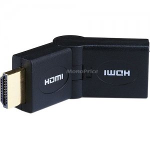 Monoprice HDMI Port Saver Adapter (Male to Female) - Swiveling Type 5133