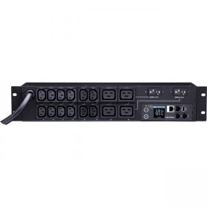 CyberPower Monitored PDU, 200/240V, 30A, 16-Outlet, 1U Rackmount PDU31008