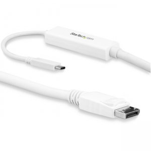 StarTech.com 3 m (10 ft.) USB-C to DisplayPort Cable - 4K 60Hz - White CDP2DPMM3MW